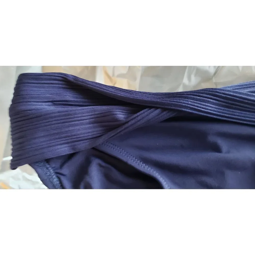 ROBIN PICCONE LILY NAVY  BIKINI BOTTOMS NWT - Picture 5 of 8